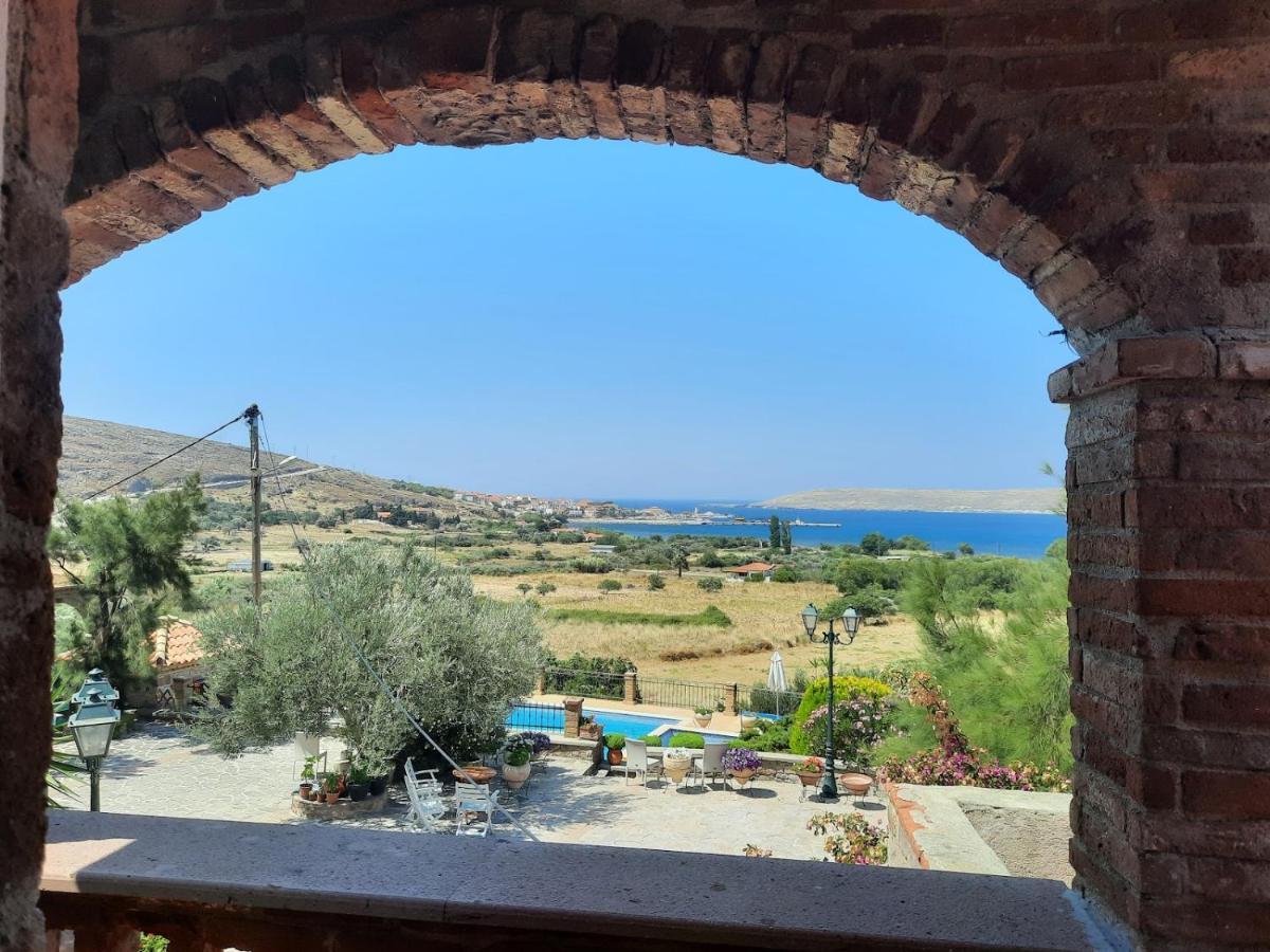Lesvos Tower House Komninos Sígrion Exteriér fotografie