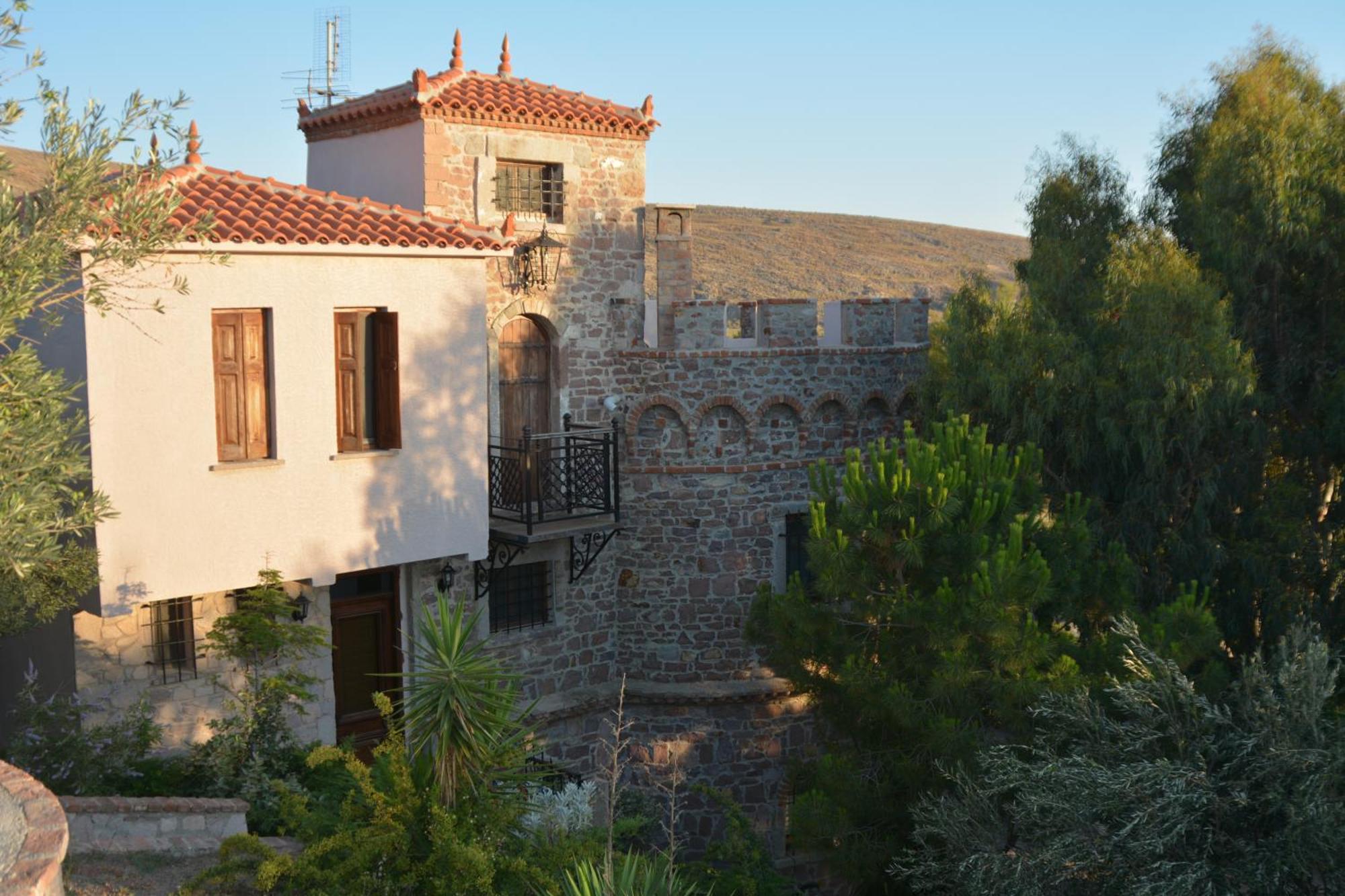 Lesvos Tower House Komninos Sígrion Exteriér fotografie