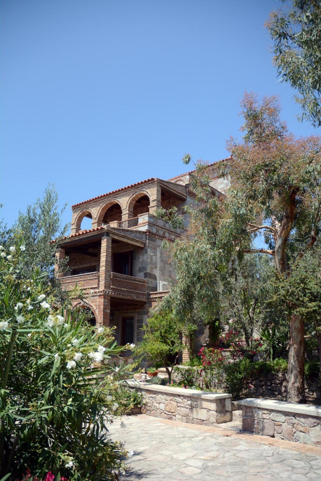 Lesvos Tower House Komninos Sígrion Exteriér fotografie