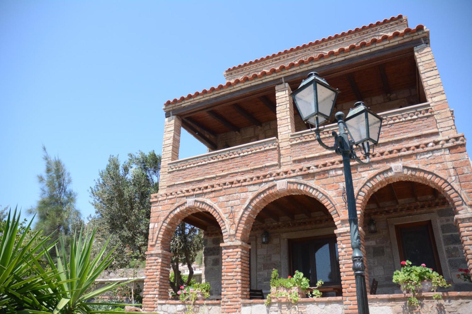 Lesvos Tower House Komninos Sígrion Exteriér fotografie