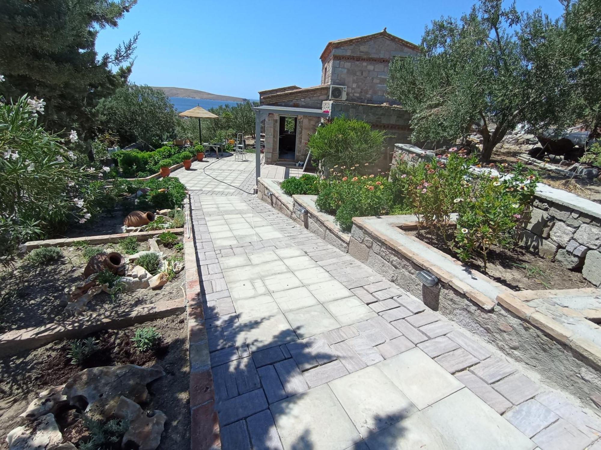 Lesvos Tower House Komninos Sígrion Exteriér fotografie
