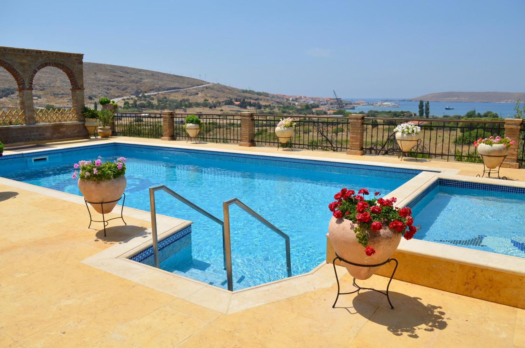 Lesvos Tower House Komninos Sígrion Exteriér fotografie
