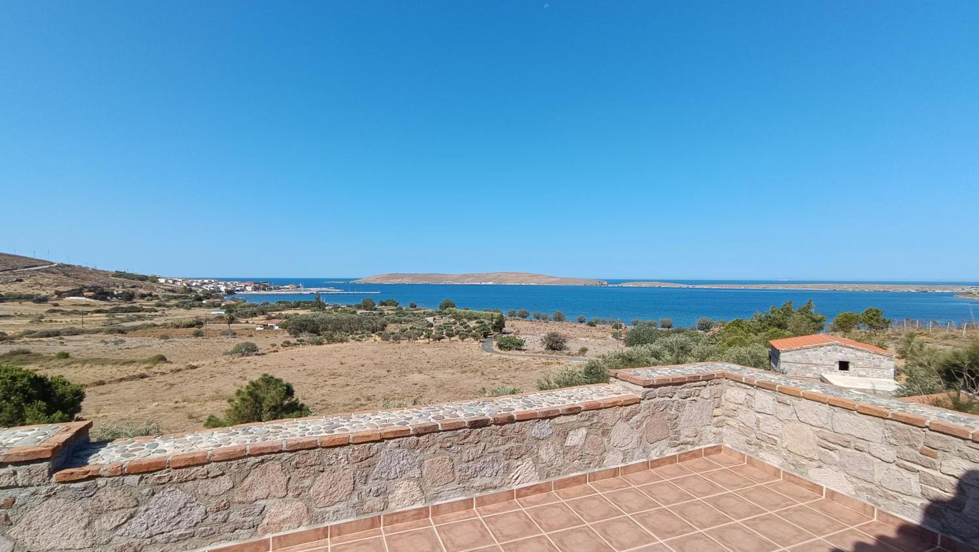 Lesvos Tower House Komninos Sígrion Exteriér fotografie